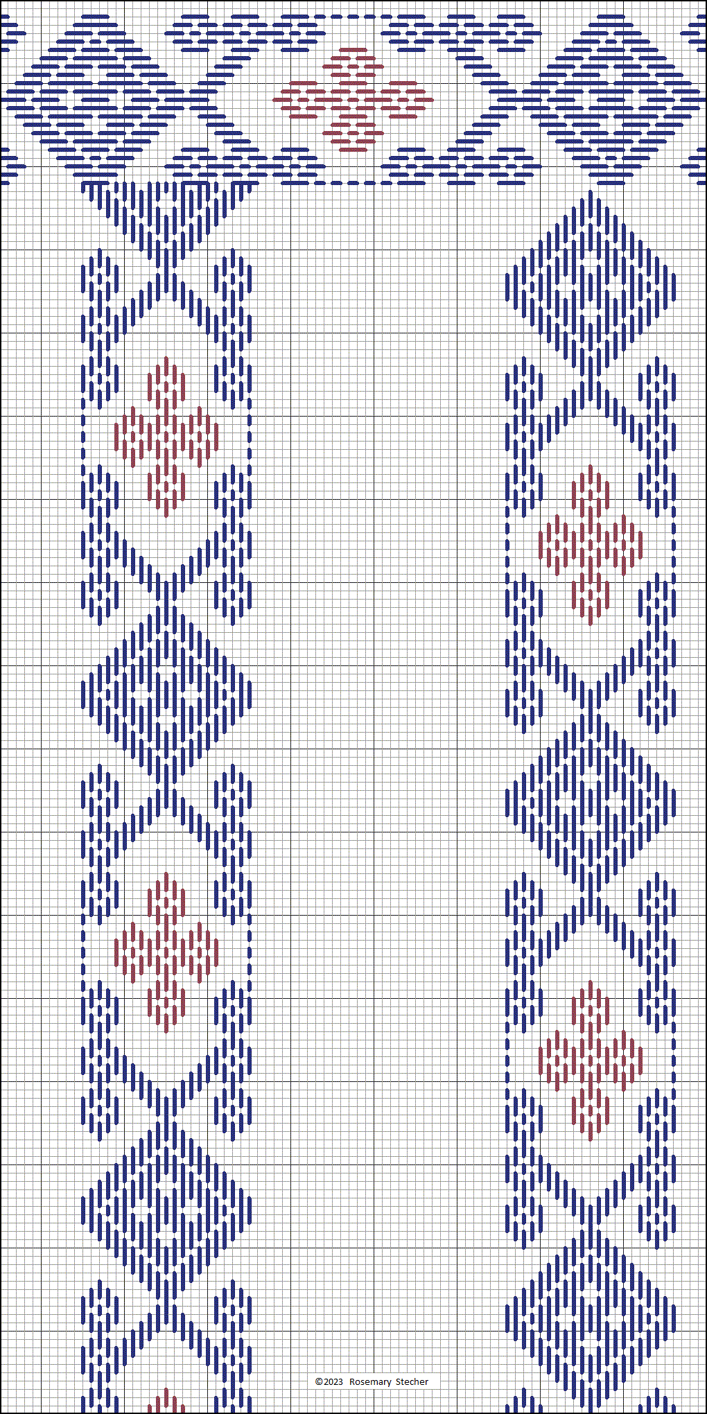 Chart for Pattern Darning