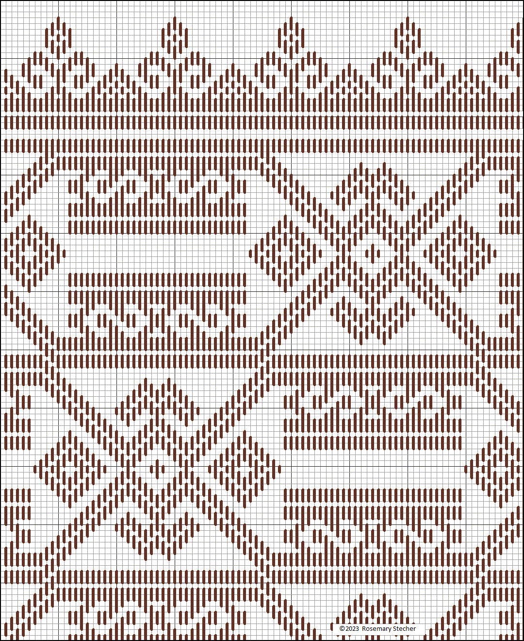 Chart for Pattern Darning