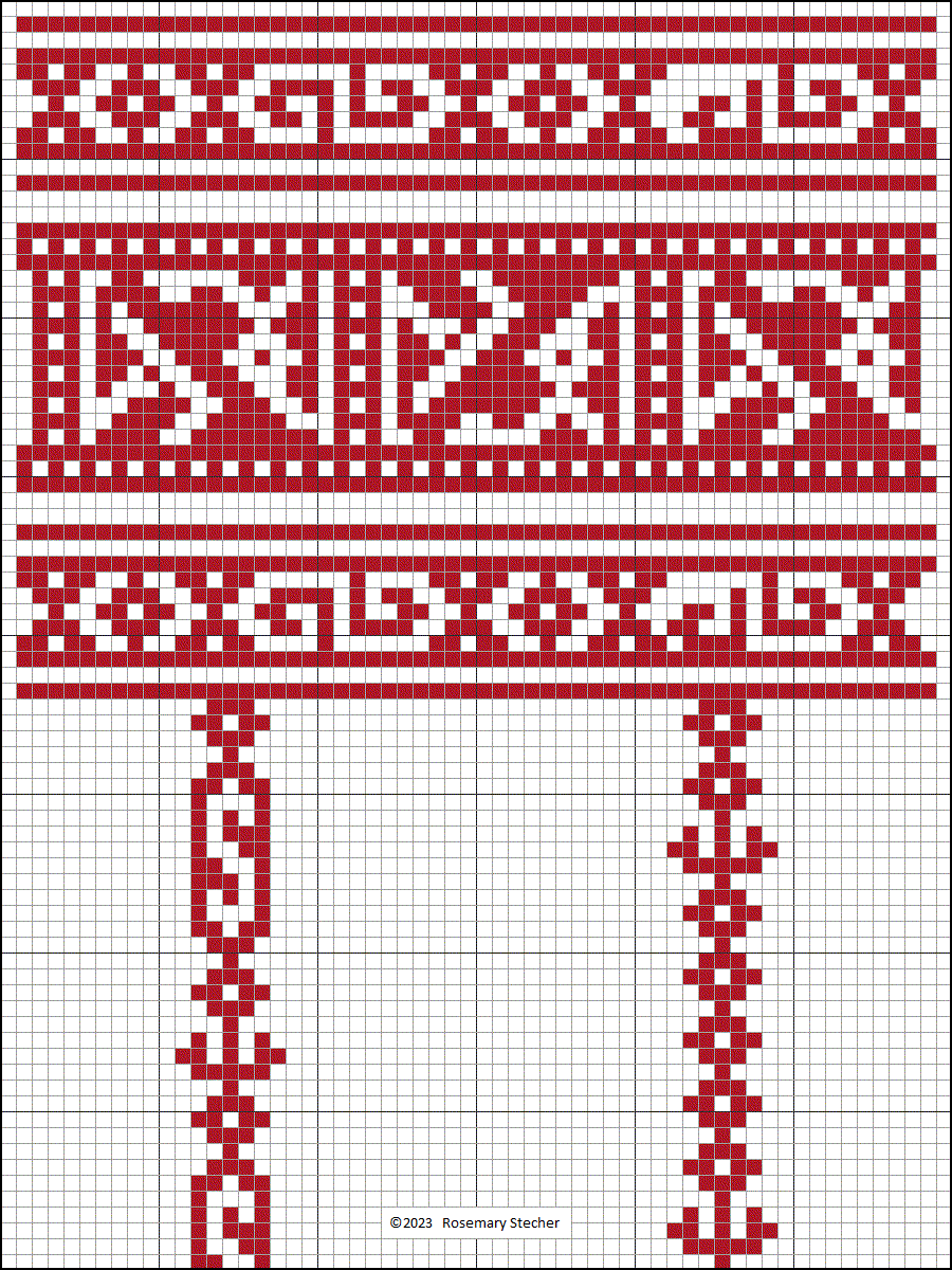 Chart for Cross Stitch Embroidery