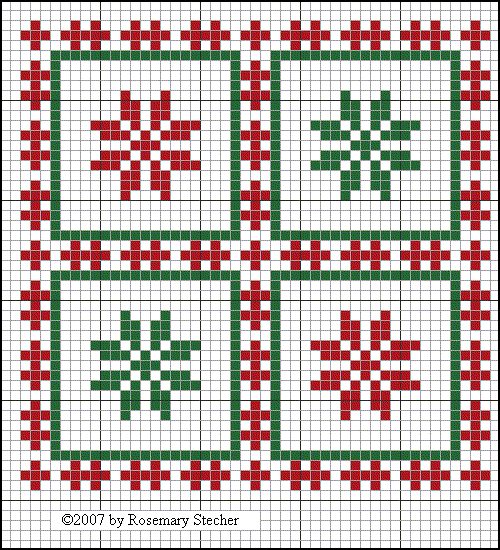 Chart for Cross Stitch Embroidery