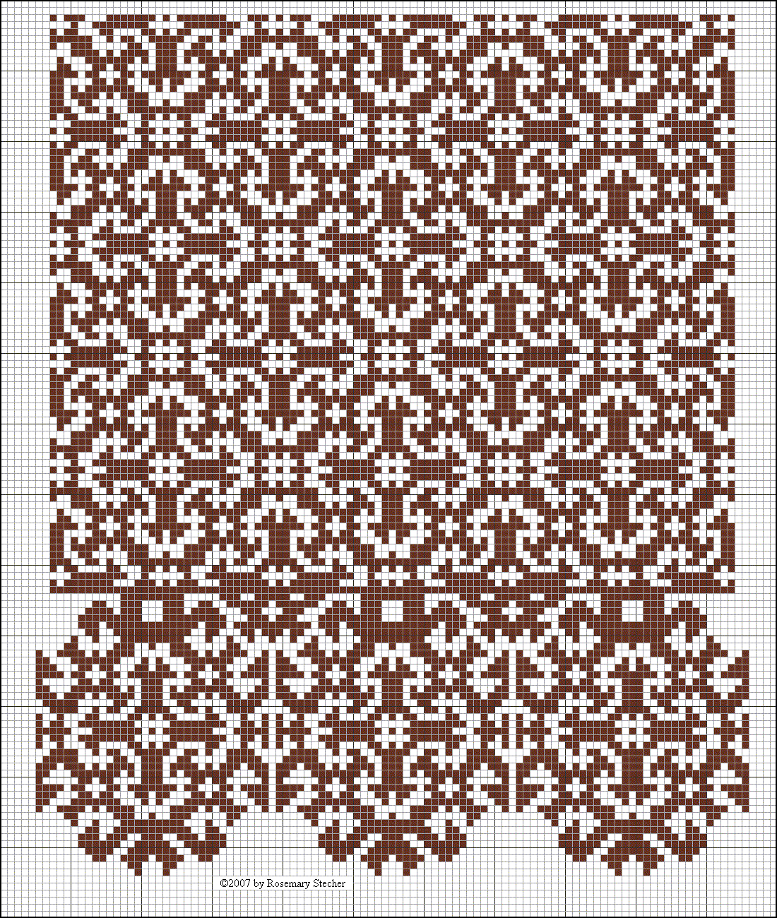 Chart for Cross Stitch Embroidery