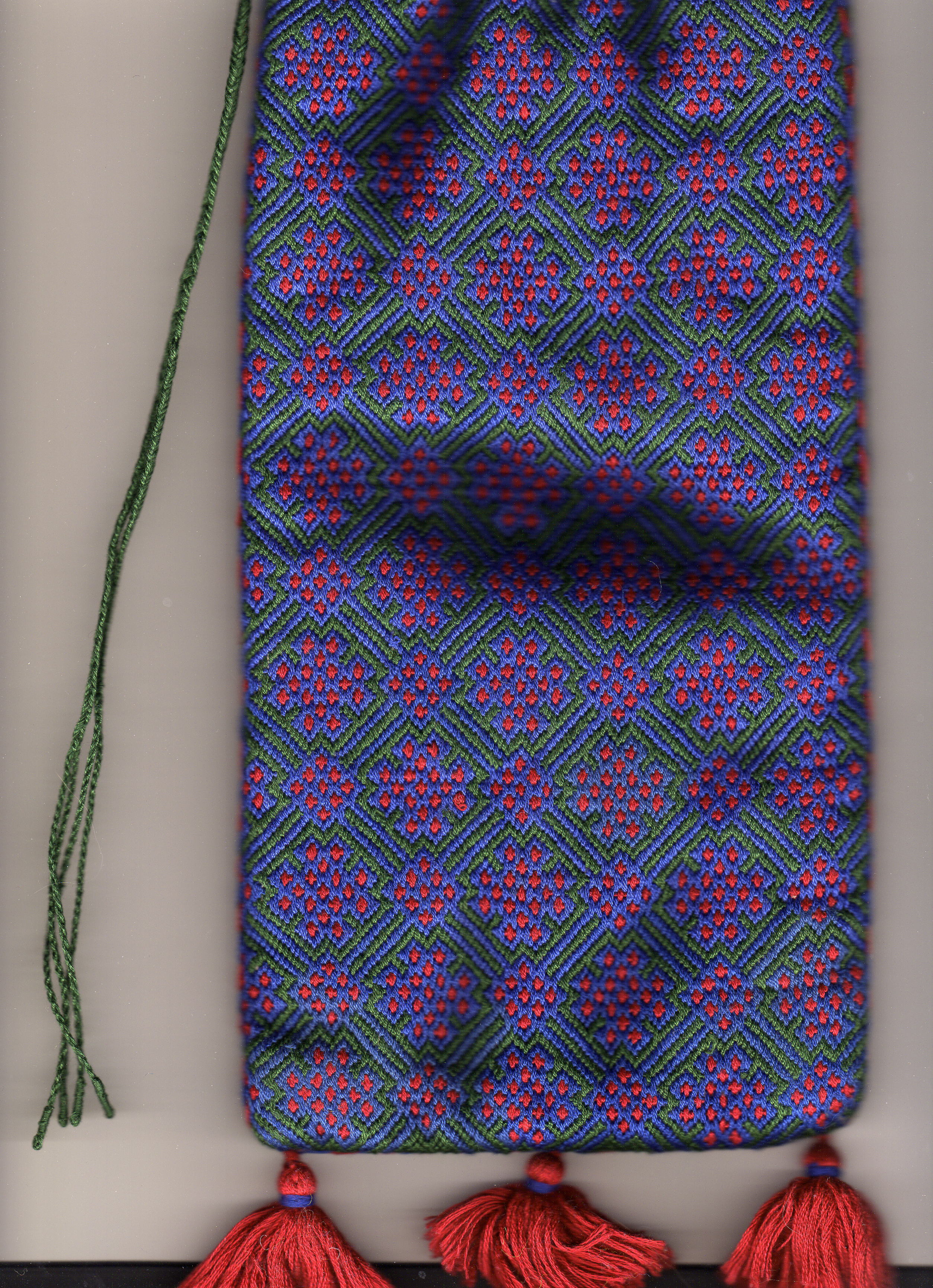 Counted Satin Stitch Bag