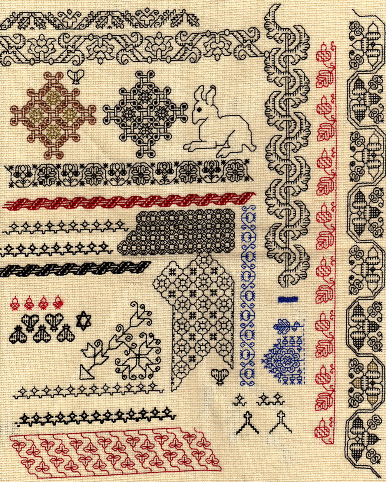 Blackwork Sampler