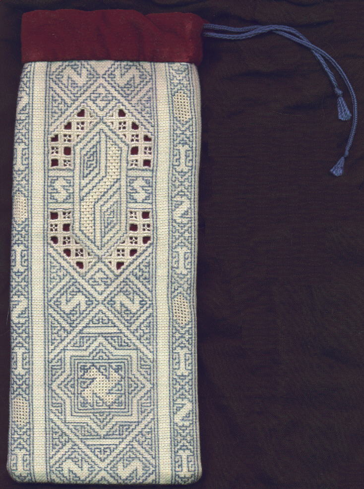 double-running stitch pattern from Ioannou